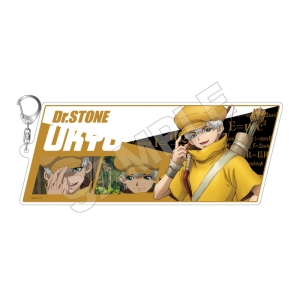 グッズ-スタンドポップ】Dr.STONE 水沢石鹸コラボ アクリルスタンド Dr.STONE 水沢石鹸 西園寺羽京 アクリルキーホルダー コラボグッズ