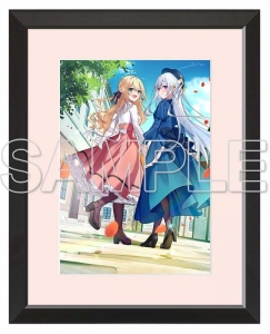 グッズ-複製原画】転生王女と天才令嬢の魔法革命 描き下ろしA3複製原画 