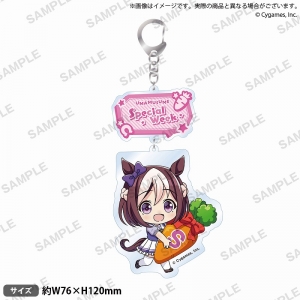 グッズ-スタンドポップ】ウマ娘 プリティーダービー アクリルスタンド ハピチャンくじ ウマ娘 スペシャルウィーク アクリルキーホルダースタンド
