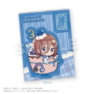 グッズ-バッチ】五等分の花嫁＊ ホログラム缶バッジ デザイン12(中野三 