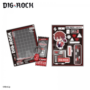 グッズ-バッチ】DIG-ROCK ブリリアントグラスアート 缶バッジ 日暮 茜 
