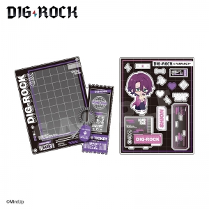 グッズ-バッチ】DIG-ROCK ブリリアントグラスアート 缶バッジ 日暮 茜 