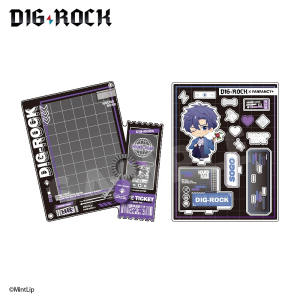 グッズ-バッチ】DIG-ROCK ブリリアントグラスアート 缶バッジ 日暮 茜 