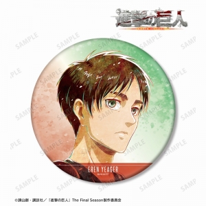 グッズ-バッチ】進撃の巨人 描き下ろしイラスト エレン シミラールック  