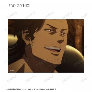 グッズ-バッチ】ブラッククローバー グリッター缶バッジ／ヤミ 