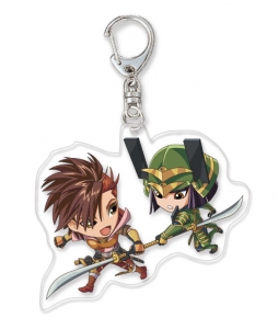 グッズ-キーホルダー】戦国BASARA SDコンビラバーキーホルダー 島左近 
