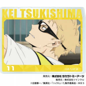 グッズ ネックレス Tvアニメ ハイキュー 背番号ネックレス 烏野高校 月島 蛍 11 アニメイト