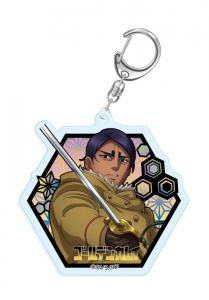 グッズ キーホルダー ゴールデンカムイ レトロ看板キーホルダー 鯉登少尉 再販 アニメイト