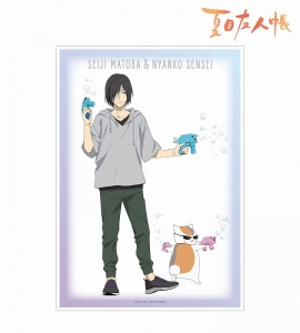 グッズ-クリアファイル】夏目友人帳 描き下ろしイラスト 的場静司 