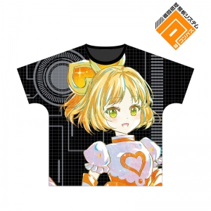 グッズ Tシャツ コンパス 戦闘摂理解析システム ルルカ Ani Art フルグラフィックtシャツユニセックス サイズ M アニメイト