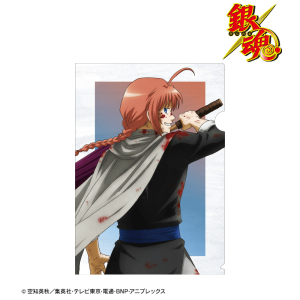 グッズ タペストリー 銀魂 描き下ろしイラスト 神威 戦う背中ver B2タペストリー アニメイト