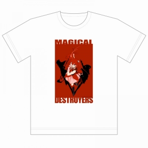 グッズ-Tシャツ】魔法少女マジカルデストロイヤーズ Tシャツ/ピンク XL 