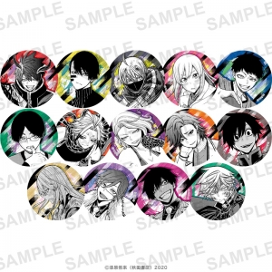 グッズ-バッチ】桃源暗鬼 ハート型缶バッジ【アニメイト限定  