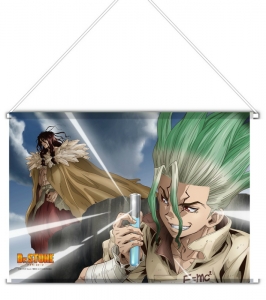 グッズ-タペストリー】Dr.STONE 描き下ろし等身大タペストリー 獅子王 