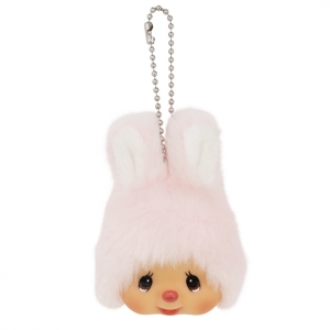 グッズ-キーホルダー】モンチッチ タヌタヌ 顔でか SS キーチェーン 