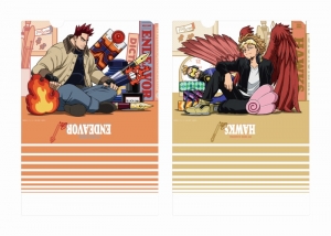 グッズ うちわ 僕のヒーローアカデミア ミニ小判うちわ エンデヴァー ホークス アニメイト