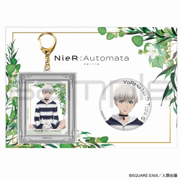 TVアニメ『NieR:Automata Ver1.1a』 缶バッジ＆アクリルキーホルダーSET 9S