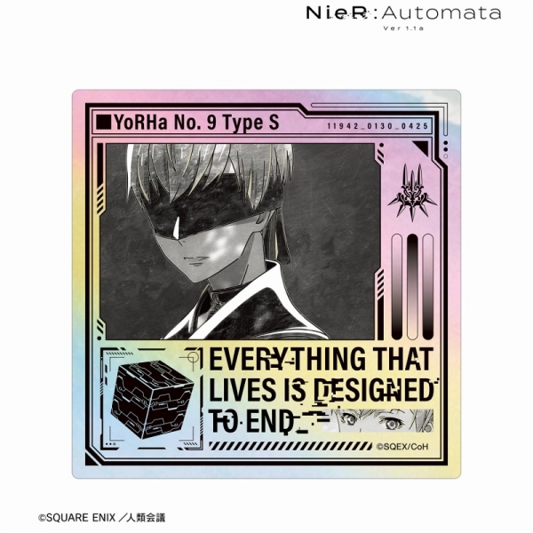 アニメ「NieR:Automata Ver1.1a」 9S Ani-Art BLACK LABEL オーロラステッカー