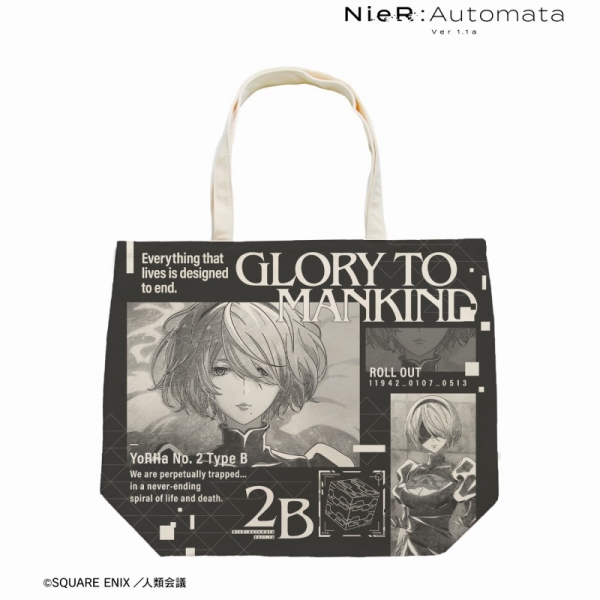 アニメ「NieR:Automata Ver1.1a」 2B Ani-Art BLACK LABEL フルグラフィックトートバッグ