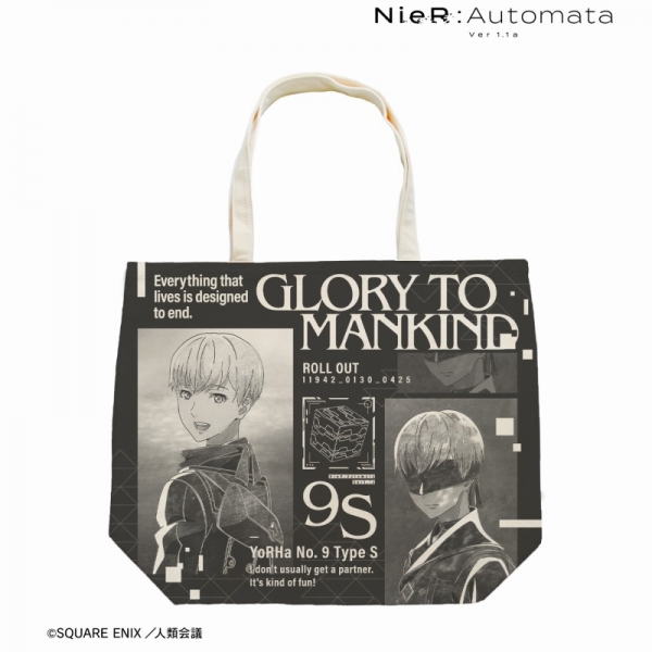 アニメ「NieR:Automata Ver1.1a」 9S Ani-Art BLACK LABEL フルグラフィックトートバッグ