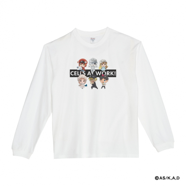 はたらく細胞 ビッグtシャツ ビッグ長袖tシャツ 22年4月発売 Attic キャラクター グッズ 雑貨情報