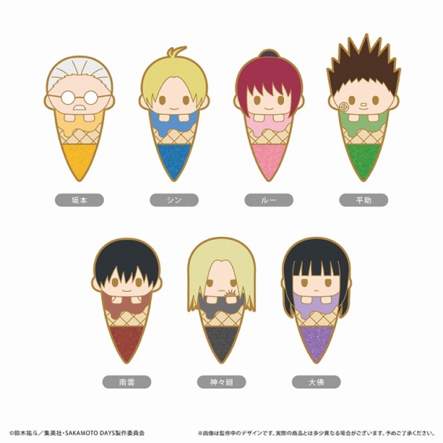 【グッズ-ピンバッチ】SAKAMOTO DAYS アイスたぴピンズ