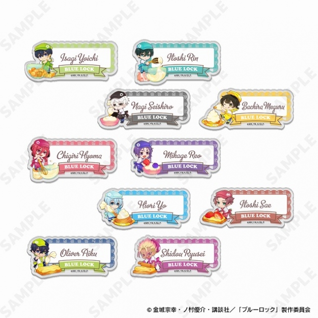 【グッズ-バッチ】ブルーロック トレーディングアクリルバッジ[Bon appétit]
