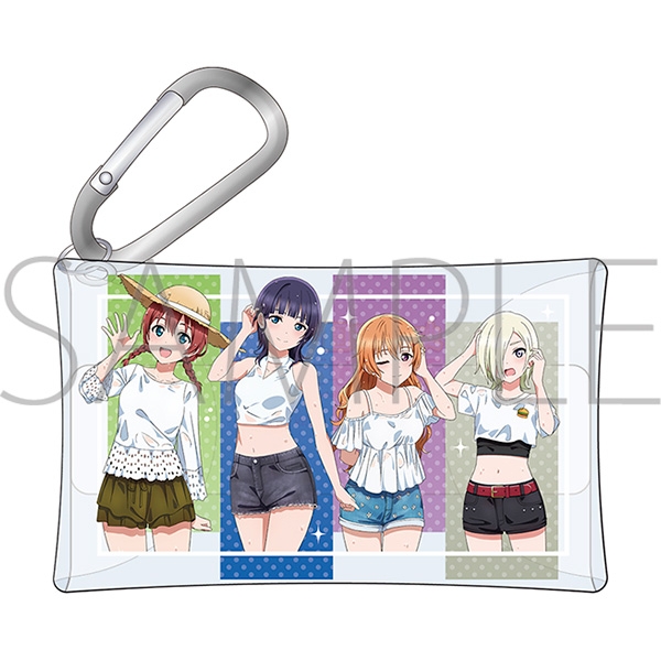 【グッズ-小物入れ】ラブライブ!虹ヶ咲学園スクールアイドル同好会 (ニジガク) カラビナ付きクリアケース/3年生
