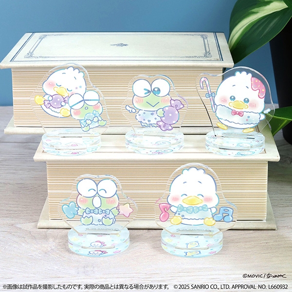 【グッズ-スタンドポップ】サンリオ あひるのペックル&けろけろけろっぴ　DOLLY MIXプチ　ちゅあスタコレクション
