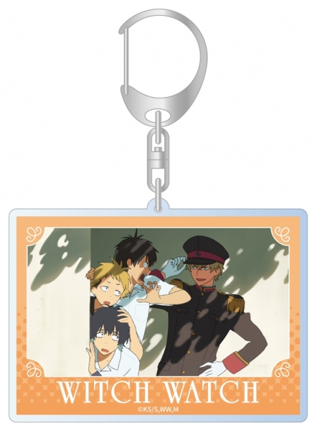 【グッズ-キーホルダー】ウィッチウォッチ 場面写アクリルキーホルダー 乙木守仁&風祭監志&真神圭護&清宮天流
