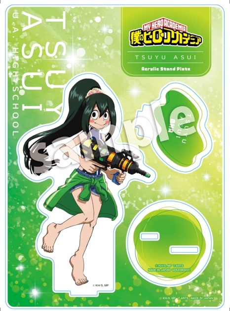 【グッズ-スタンドポップ】僕のヒーローアカデミア ウォーターガンアクリルスタンドプレート 蛙吹梅雨

