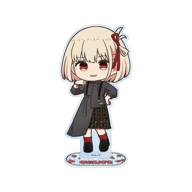 【グッズ-スタンドポップ】TVアニメ「リコリス・リコイル」 meagratiaコラボ 錦木千束 ちびキャラ BIGアクリルスタンド ver.A
