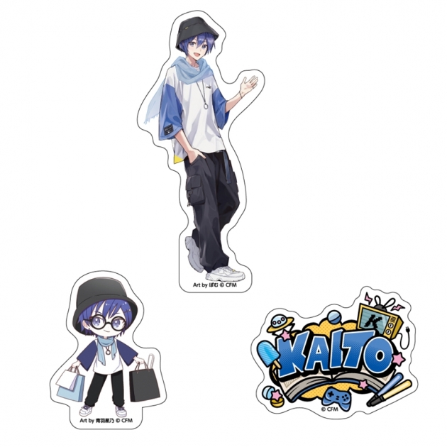 【グッズ-ステッカー】初音ミク ステッカー3枚セット akiba culture fashion/KAITO
