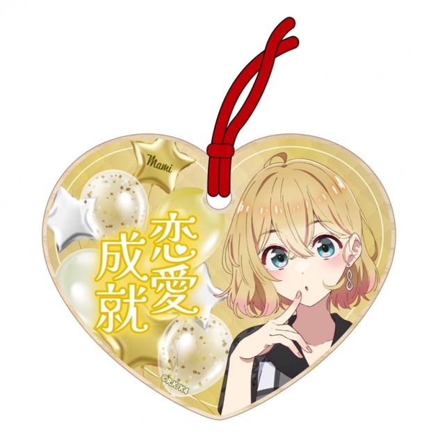 【グッズ-ストラップ】彼女、お借りします 描き下ろし絵馬風ストラップ ドレスver./七海麻美
