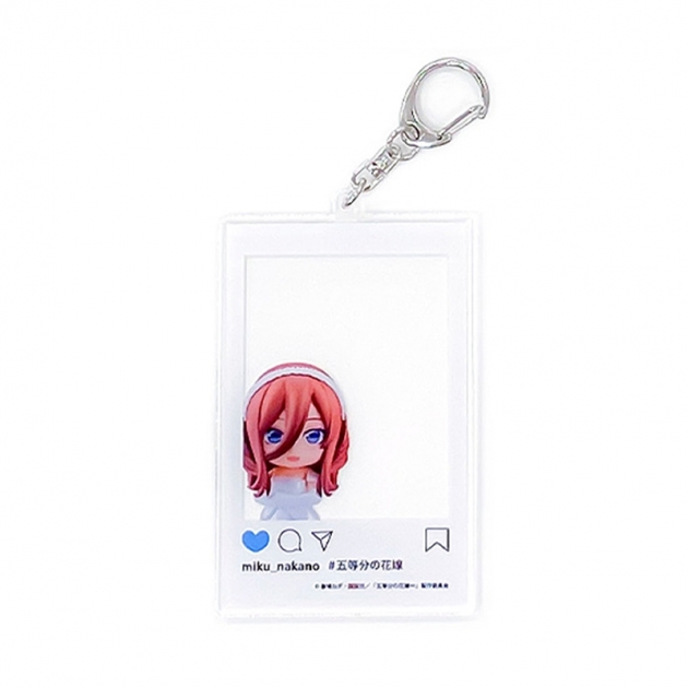 【グッズ-キーホルダー】五等分の花嫁∽ ねんどろいどぷらす フォトフレーム風アクリルキーホルダー 中野三玖
