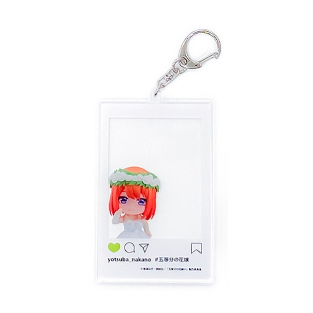 【グッズ-キーホルダー】五等分の花嫁∽ ねんどろいどぷらす フォトフレーム風アクリルキーホルダー 中野四葉
