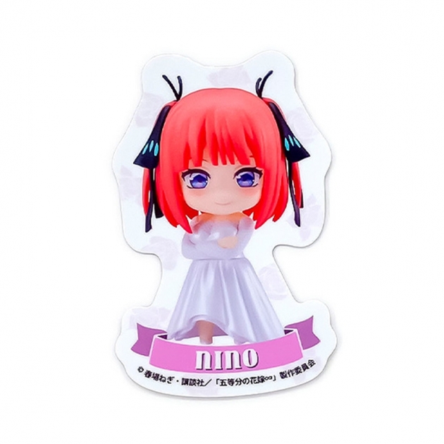 【グッズ-ステッカー】五等分の花嫁∽ ねんどろいどぷらす ダイカットステッカー 中野二乃
