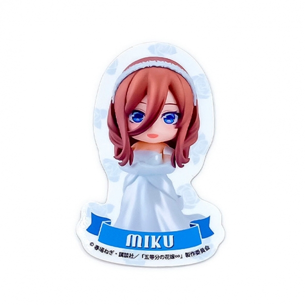 【グッズ-ステッカー】五等分の花嫁∽ ねんどろいどぷらす ダイカットステッカー 中野三玖
