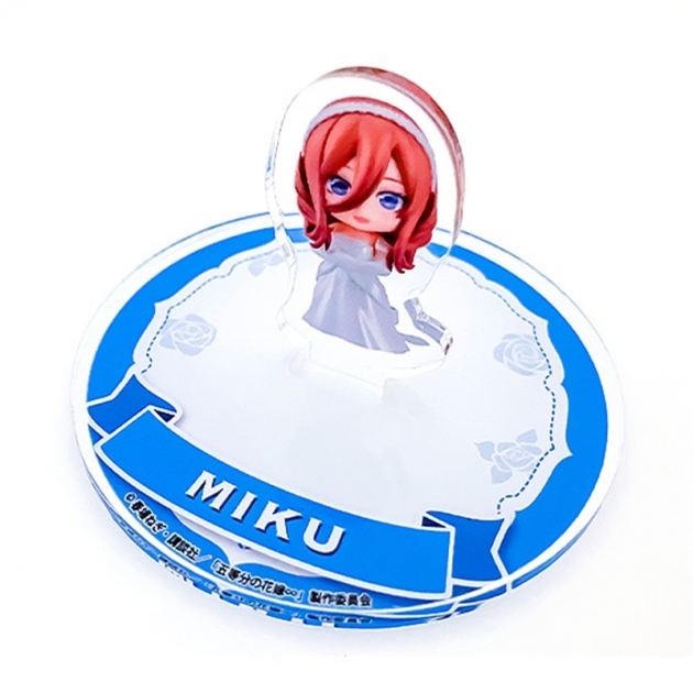 【グッズ-スタンドポップ】五等分の花嫁∽ ねんどろいどぷらす カプセルスタンド 中野三玖
