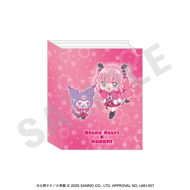 【グッズ-メモ帳】アクマでこれは恋じゃない!,クロミ ちゃおヒロインズ×サンリオキャラクターズ パタパタメモ 愛久魔あぐり×クロミ
