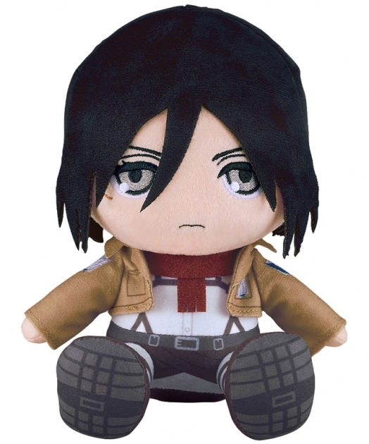 【グッズ-ぬいぐるみ】進撃の巨人 ぬいぐるみ ミカサ
