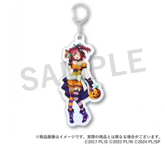 【グッズ-キーホルダー】AiScReam ハロウィン アクリルキーホルダー 黒澤ルビィ
