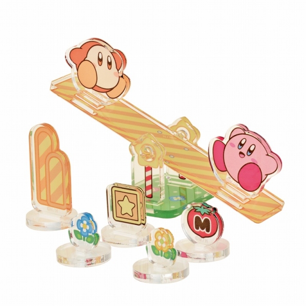 【グッズ-スタンドポップ】星のカービィ うごくジオラマアクリルスタンド ①シーソー(カービィ&ワドルディ)【再販】
