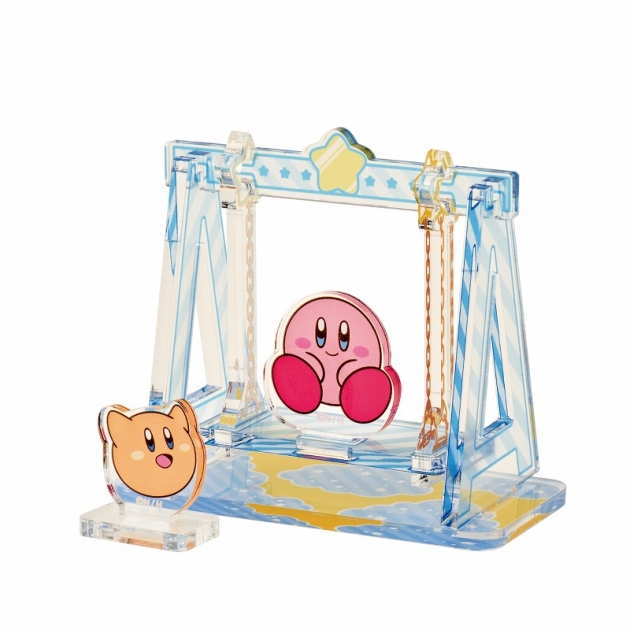 【グッズ-スタンドポップ】星のカービィ うごくジオラマアクリルスタンド ③ブランコ(カービィ&スカーフィ)【再販】

