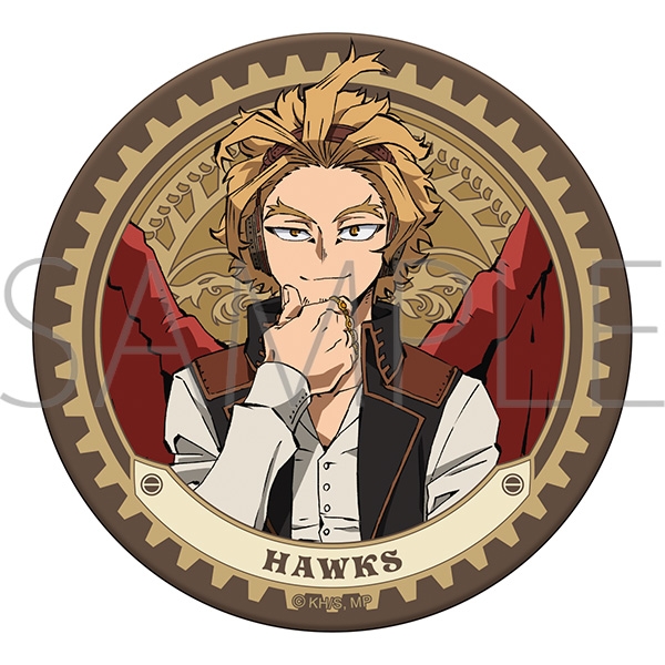 【グッズ-コースター】僕のヒーローアカデミア レザーコースター　ホークス　スチームパンクver.
