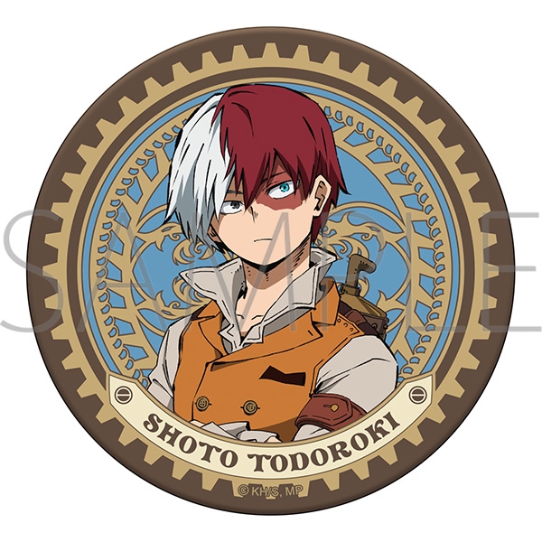 【グッズ-コースター】僕のヒーローアカデミア レザーコースター　轟　焦凍　スチームパンクver.
