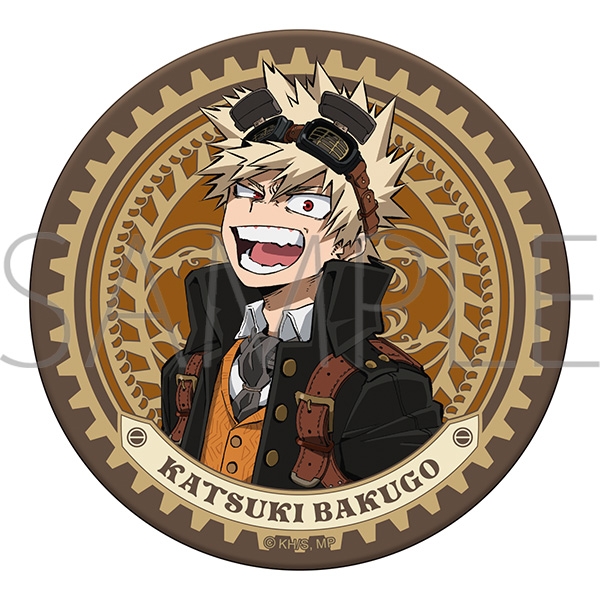 【グッズ-コースター】僕のヒーローアカデミア レザーコースター　爆豪　勝己　スチームパンクver.
