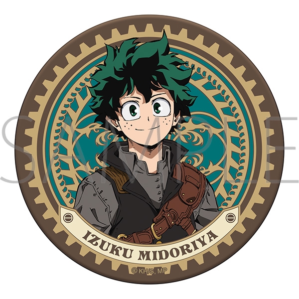 【グッズ-コースター】僕のヒーローアカデミア レザーコースター　緑谷　出久　スチームパンクver.
