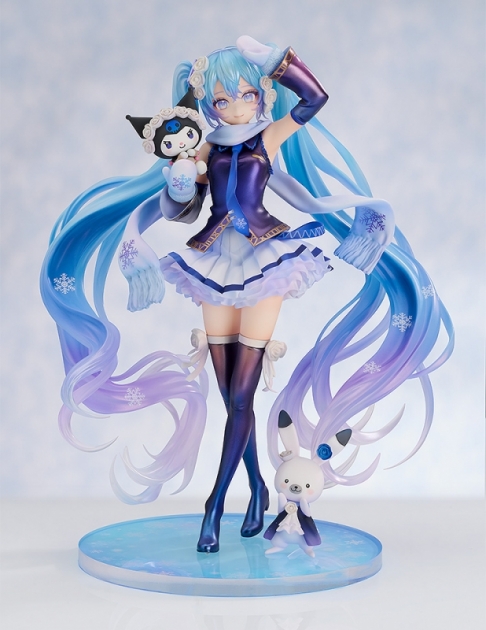 【美少女フィギュア】キャラクター・ボーカル・シリーズ01 初音ミク 雪ミク×クロミ 1/7 完成品フィギュア
