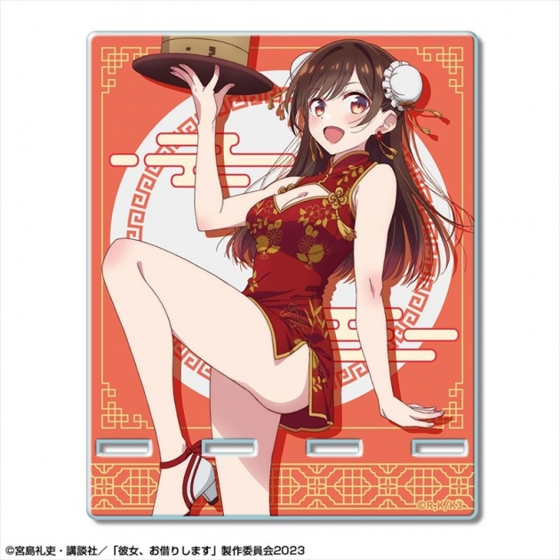 【グッズ-スタンドポップ】彼女、お借りします アクリルスマホスタンド Ver.3 デザイン01(水原千鶴/A)【再販】
